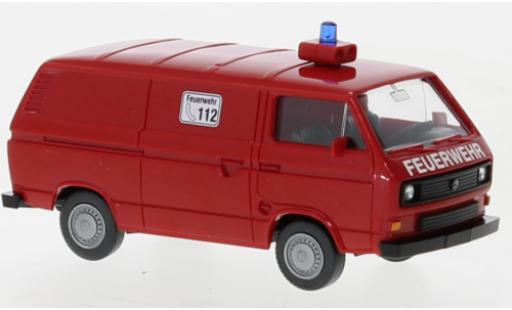 Diecast model cars Volkswagen T3 A fourgon pompiers 1981 1/87 Wiking