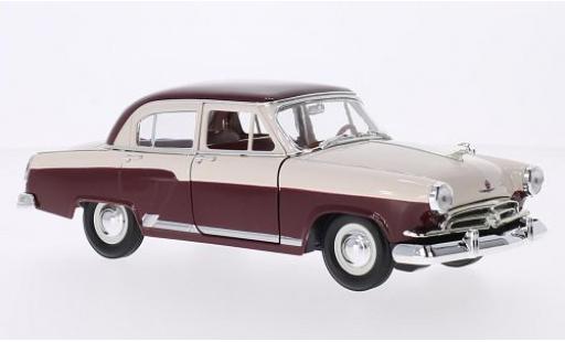 Diecast model cars Gaz M21 Base Wolga / GAZ red Lucky Die Cas 1/24 Lucky Die Cast