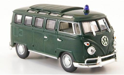 Diecast model cars Volkswagen T1 Base Samba police vert 1/43 Yat Ming